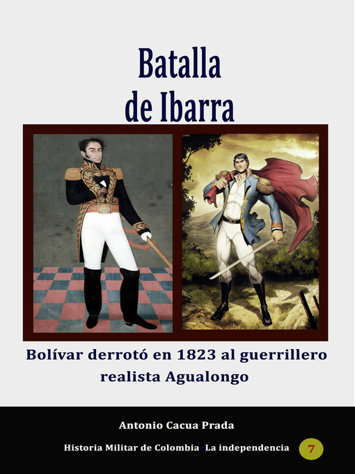 Title details for Batalla de Ibarra. by Antonio Cacua Prada - Available